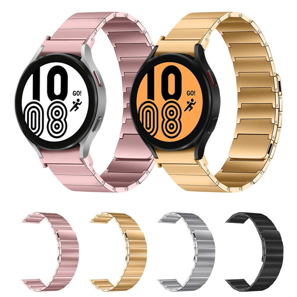 

20/22mm Magnetic Loop Strap For Samsung Galaxy Watch 4 Classic 46/42mm Stainless Steel Metal Bracelet Watch 4 44/40mm Active 2 3