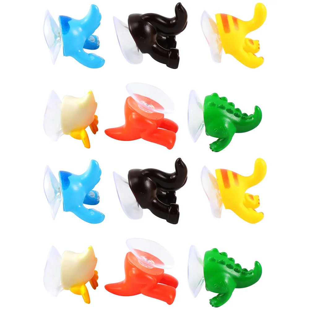 

Hooks Wall Hanger Hook Suction Coat Cup Animal Towel Entrywaydecorations Hanging Holder Bathroom Rack Hangersshower Kitchen
