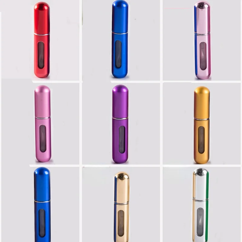 

Portable Mini Refillable Perfume Bottle with Spray Scent Pump Empty Cosmetic Containers Atomizer Bottle for Travel Tool 5ml