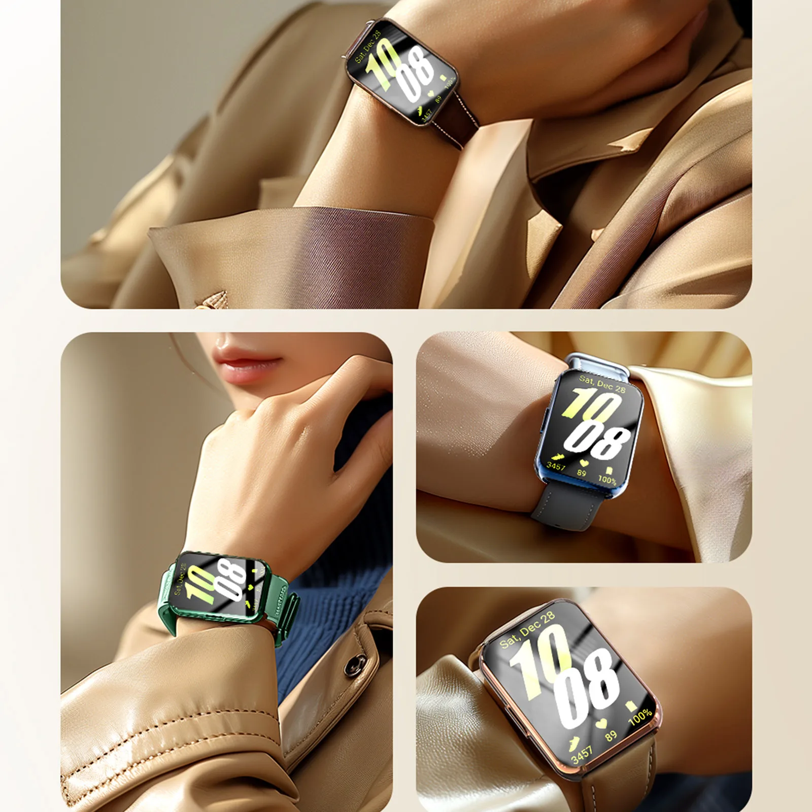 Чехол для Samsung Galaxy Fit 3, защита экрана, аксессуары для умных часов, Универсальный мягкий бампер из ТПУ для Samsung galaxy fit3 (art.: 3920c65427746) - 3920c65427746