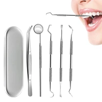 dental tools dental tools stainless steel dental pick dental floss dental hygiene tool set stainless steel teeth cleaner kit