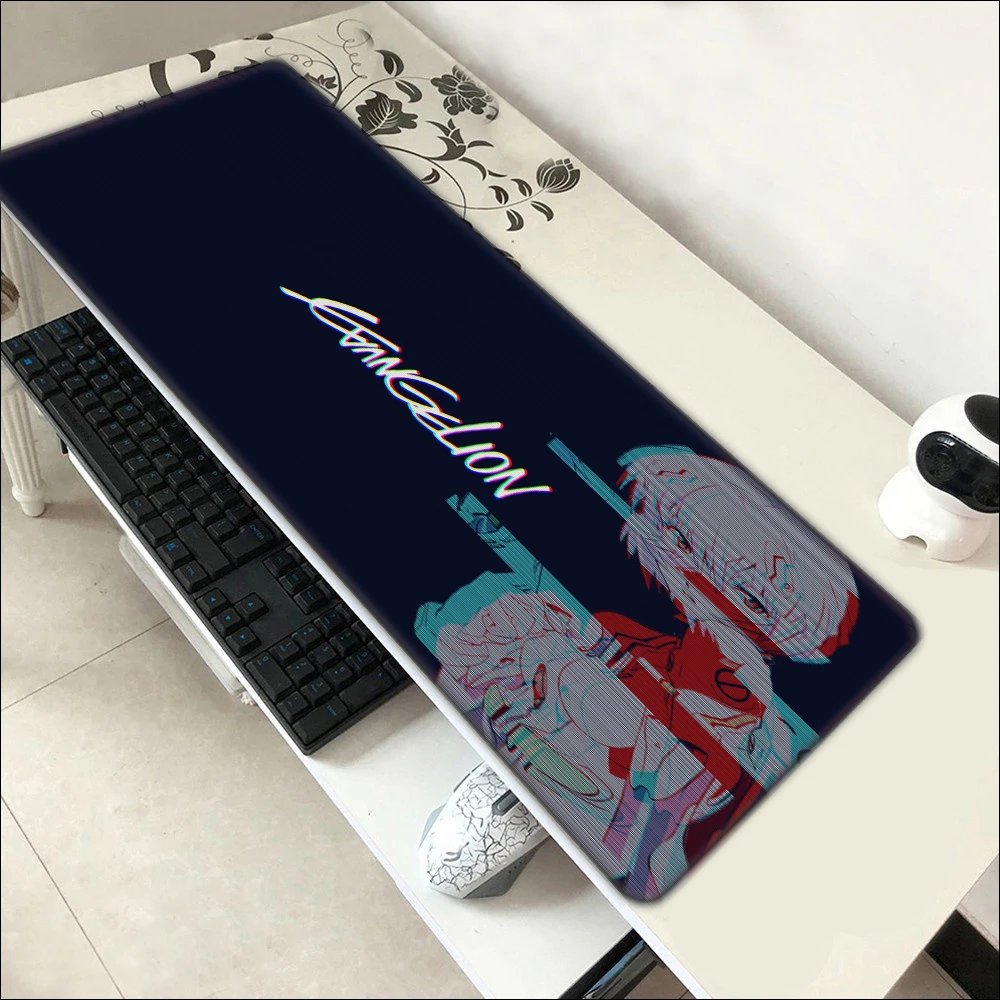 

Mouse pad Evangelion Logo Computer Laptop Anime Keyboard Mouse Mat Large Mousepad Keyboards Gamers Decoracion Desk Mat For CSGO