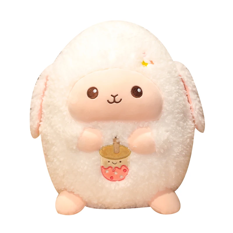 

Nice Kawaii Plush Sheep Pillow Cute Long Pillow Lovely Alpaca Hand Warmer Dolls Bed Cushion for Children Girls Xmas Gift
