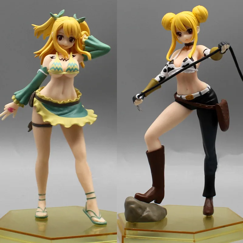 

Fairy Tail Dx-2 Taurus Aquarius Lucy Whip Ornament Boxed Figure Model Anime Peripherals Collection Decoration Christmas Gifts