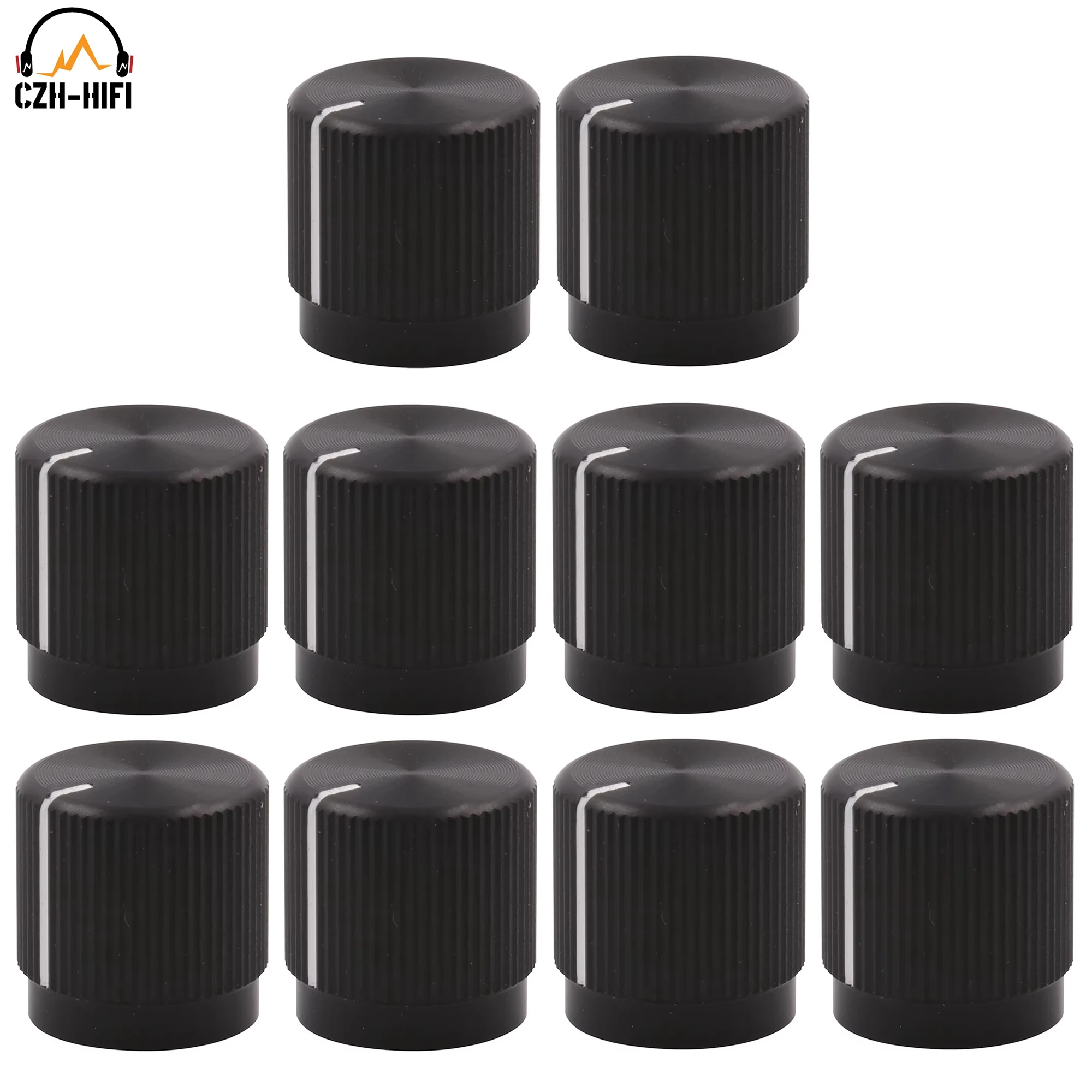 10 шт. 15x15 мм металлическая ручка-указатель крышка кнопка шляпа потенциометр