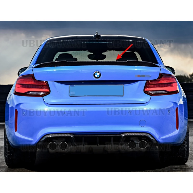 

For BMW F22 Spoiler Performance Carbon Fiber Spoiler Lips 2 Series F22 Coupe & F87 M2 220i M235i 228i 2014 - UP CS Style
