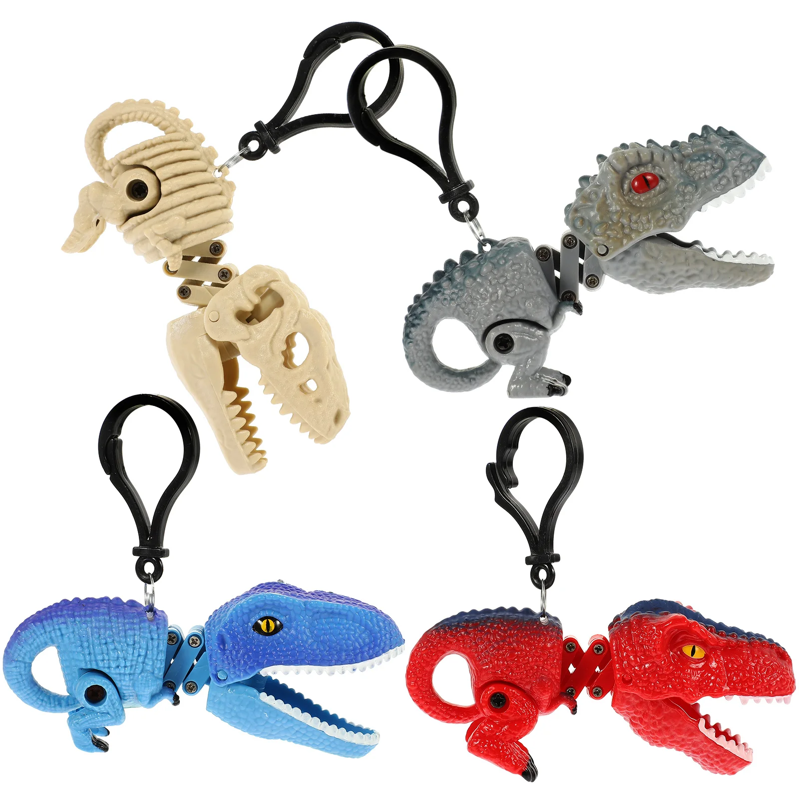 

4pcs Sturdy Decorative Portable Keychains Key Chain Bag Charm Keychain
