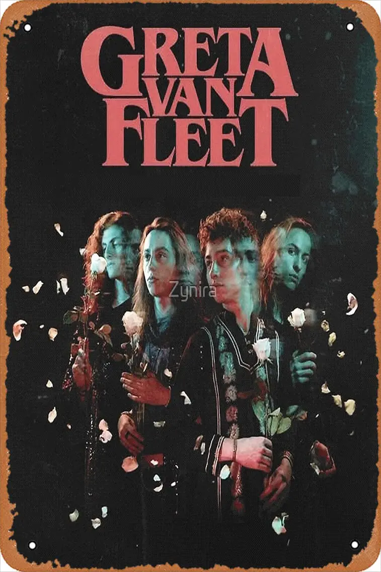 Постер Gvf в стиле ретро металлический жестяной винтажный знак 12X8 дюймов домашний