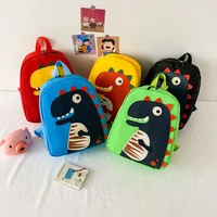childrens dinosaur backpack cute cartoon korean version of boys and girls schoolbags casual lightweight childrens backpack tid