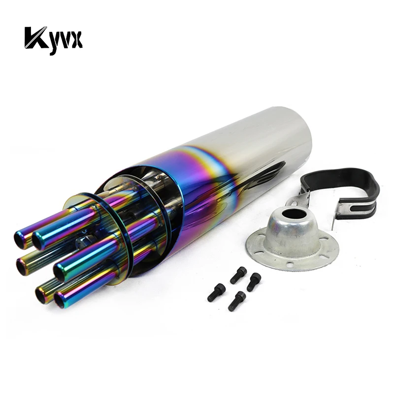 Универсальная Модифицированная выхлопная труба мотоцикла для Honda ATV глушители