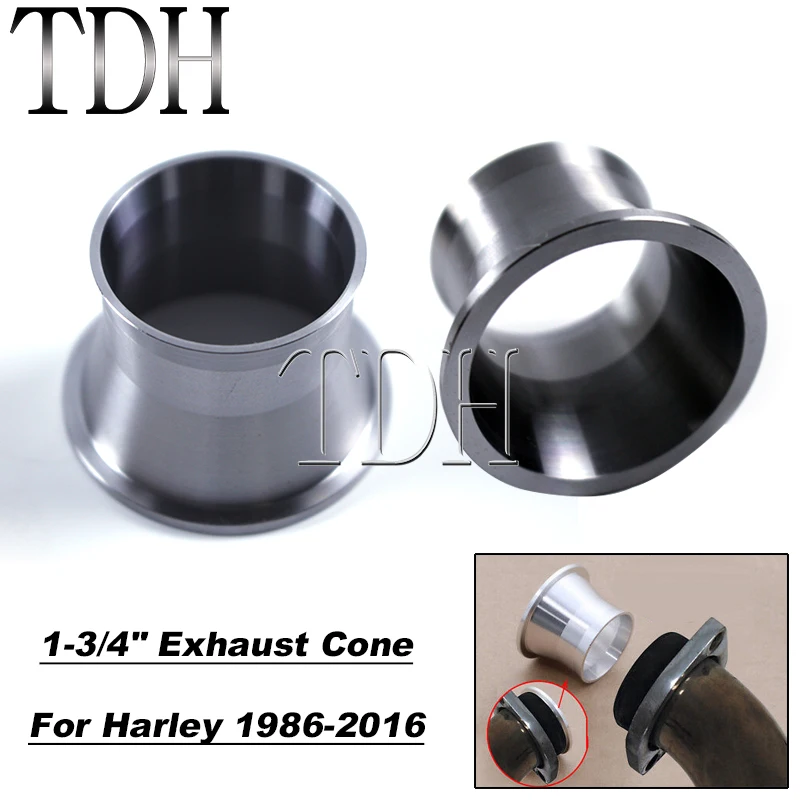 2 шт. конусы для выхлопных портов мотоцикла 1-3/4 дюйма