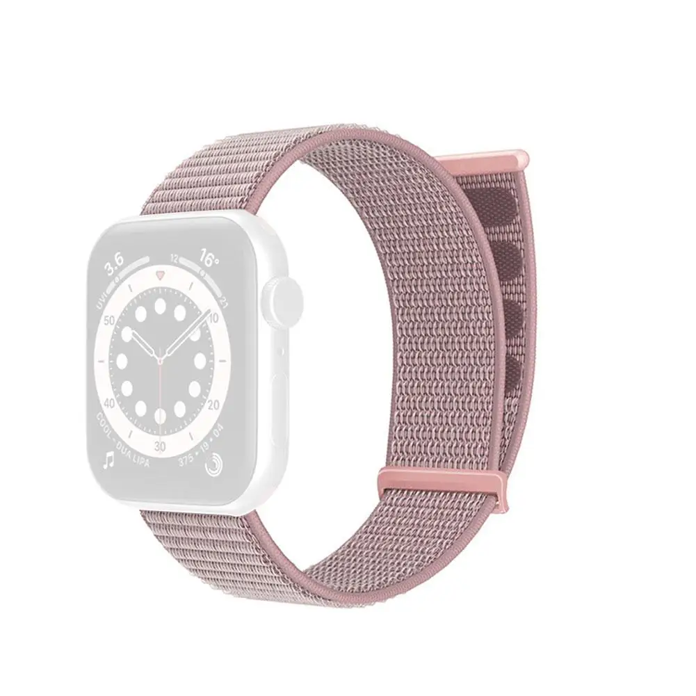 Нейлоновый ремешок с двумя секциями для Apple Watch 8 цвет в ассортименте