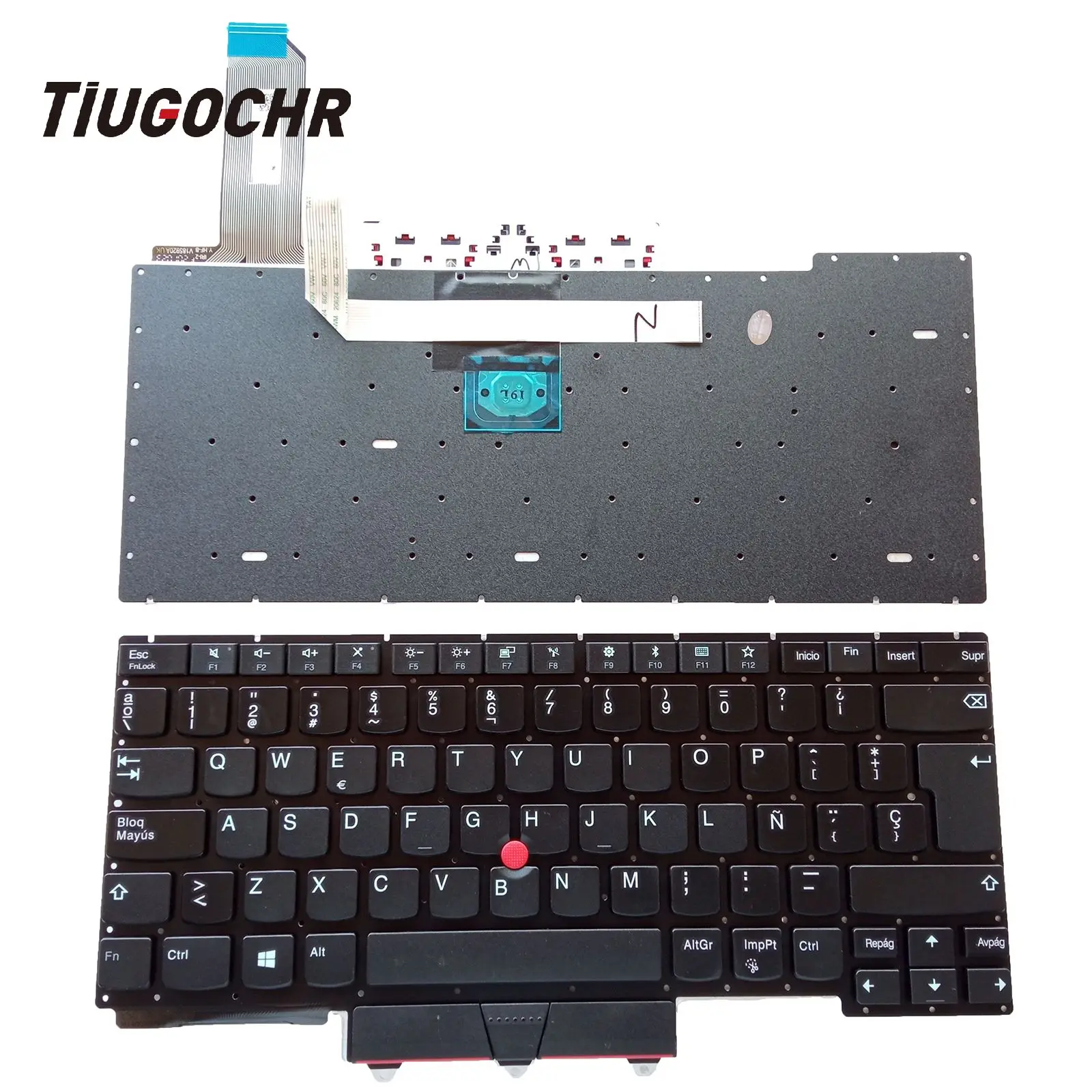 

Новая клавиатура для Lenovo Thinkpad E14 GEN 1 с испанской раскладкой (тип 20RA, 20RB)