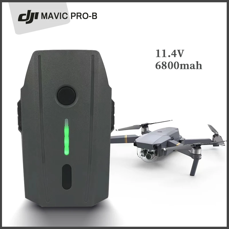 

100% Совершенно новый аккумулятор большой емкости для DJI Mavic Pro / Platinum /White Smart Flight LiPo 3S 11,4 в 9800 мАч