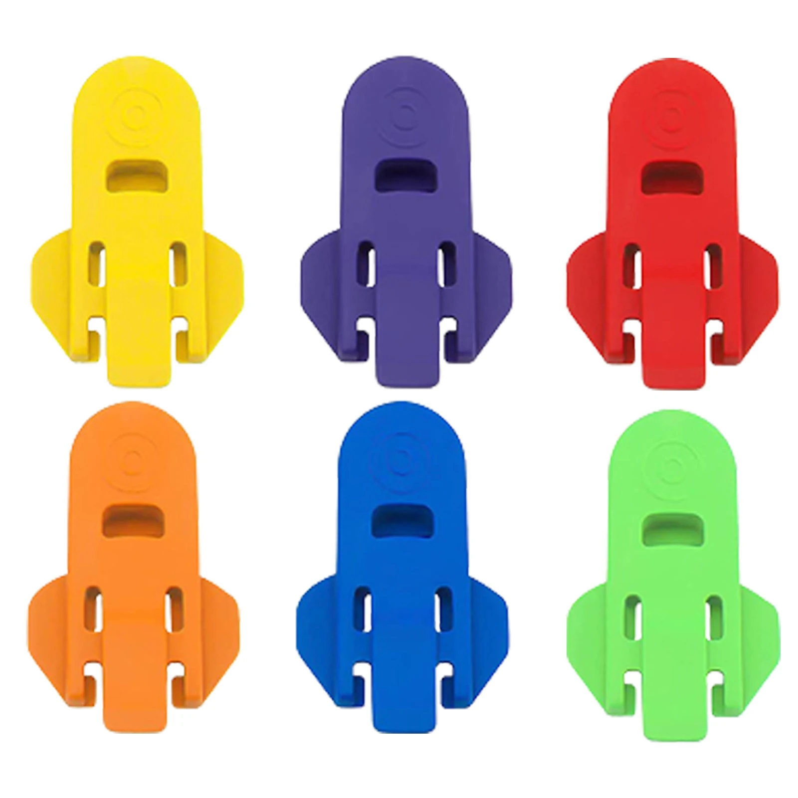 

1/6PCS Pack Easy Can Opener Plastic Beverage Drink Barricade Cover Random Color Easy to Use Kitchen Tools