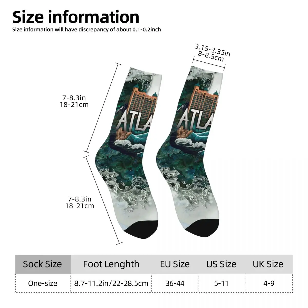 Мужские Компрессионные носки унисекс в стиле ретро