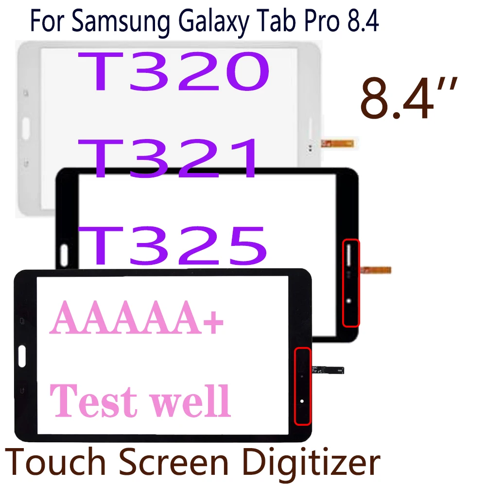 For Samsung Galaxy Tab Pro 8.4 SM-T321 T321 T325 Wifi SM-T320 T320 Touch Screen Digitizer Front Glass Panel Sensor Touchscreen
