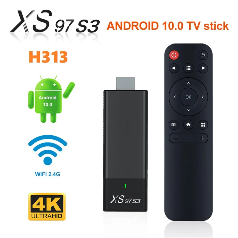 Приставка Смарт-ТВ XS97 S3 H313 Wi-Fi Android 10