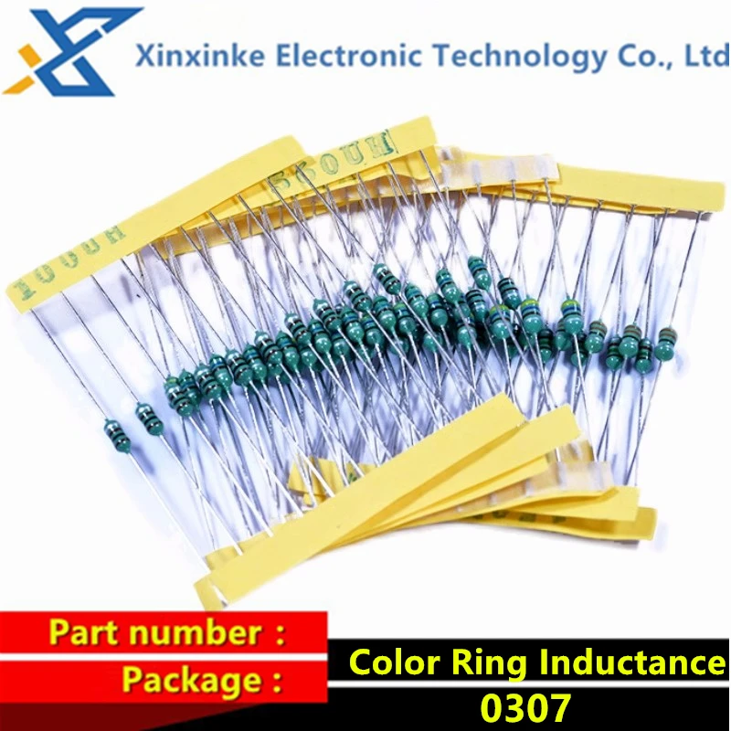 20 шт. 0307 1/4 Вт цветное кольцо индуктивности 0 1/1/1 8/2 2/3 3/4 7/6