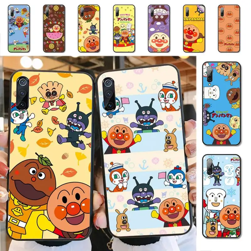

Cartoon Cute Anpanman Baikinman Phone Case For Xiaomi Mi 5X 8 9 10 11 12 lite pro 10T PocoX3pro PocoM3 Note 10 pro lite