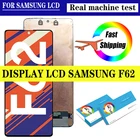 100% Оригинальный 6,7 ''AMOLED дисплей для Samsung Galaxy F62 Полный ЖК сенсорный экран Запасные части