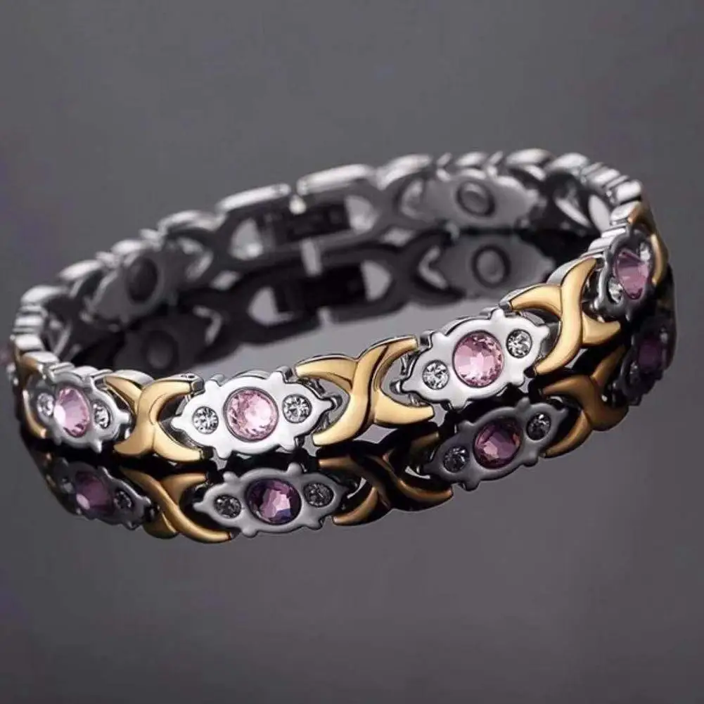 Магнитный браслет для похудения мужской женский витой магнитной терапии и