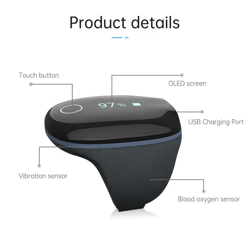 Bluetooth монитор кислорода в крови апноэ во сне сигнализация измеритель запись