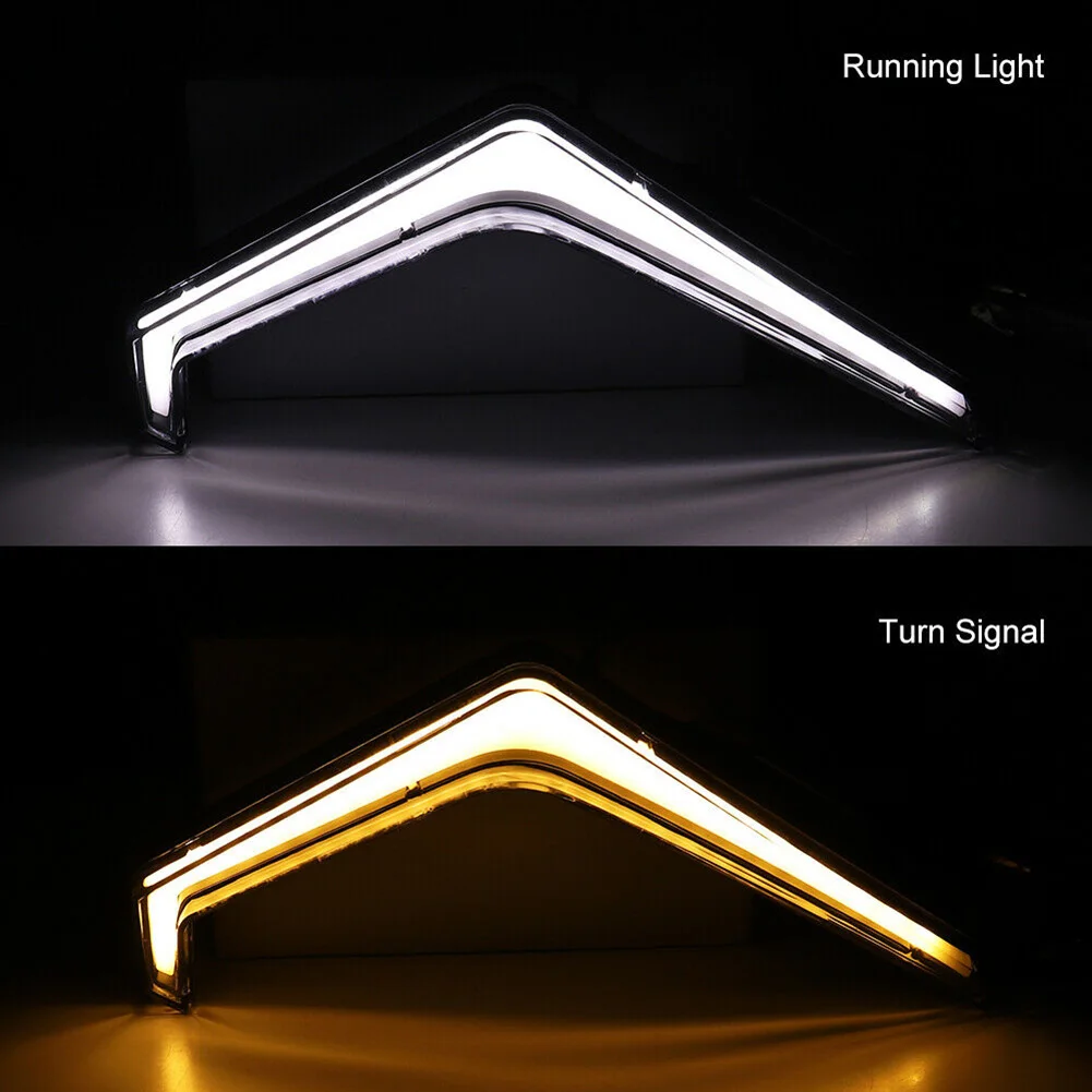 1 Pair Front LED Turn Signal Accent Lights For RZR RS1 Turbo XP 4 1000 2019 2020 2021