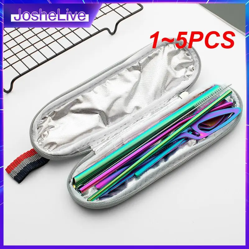 

1~5PCS Travel Cutlery Set Easy-to-clean Versatile Tableware Convenient Eco-friendly Portable Case On-the-go Camp Utensils