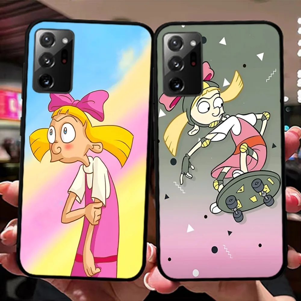 H-Hey A-Arnold H-Helga Cute Cartoon Phone Case For Samsung Note 8 9 10 20 Pro Plus Lite M 11 30 21 31 51 A 22 42 02 03