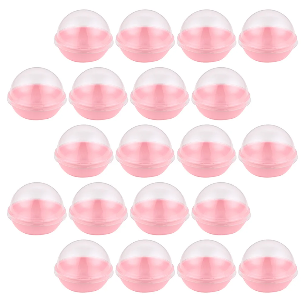 

50 Pcs Clear Gift Boxes Plastic Container Dessert Muffin Dome Holders Moon Cake Niang Packing