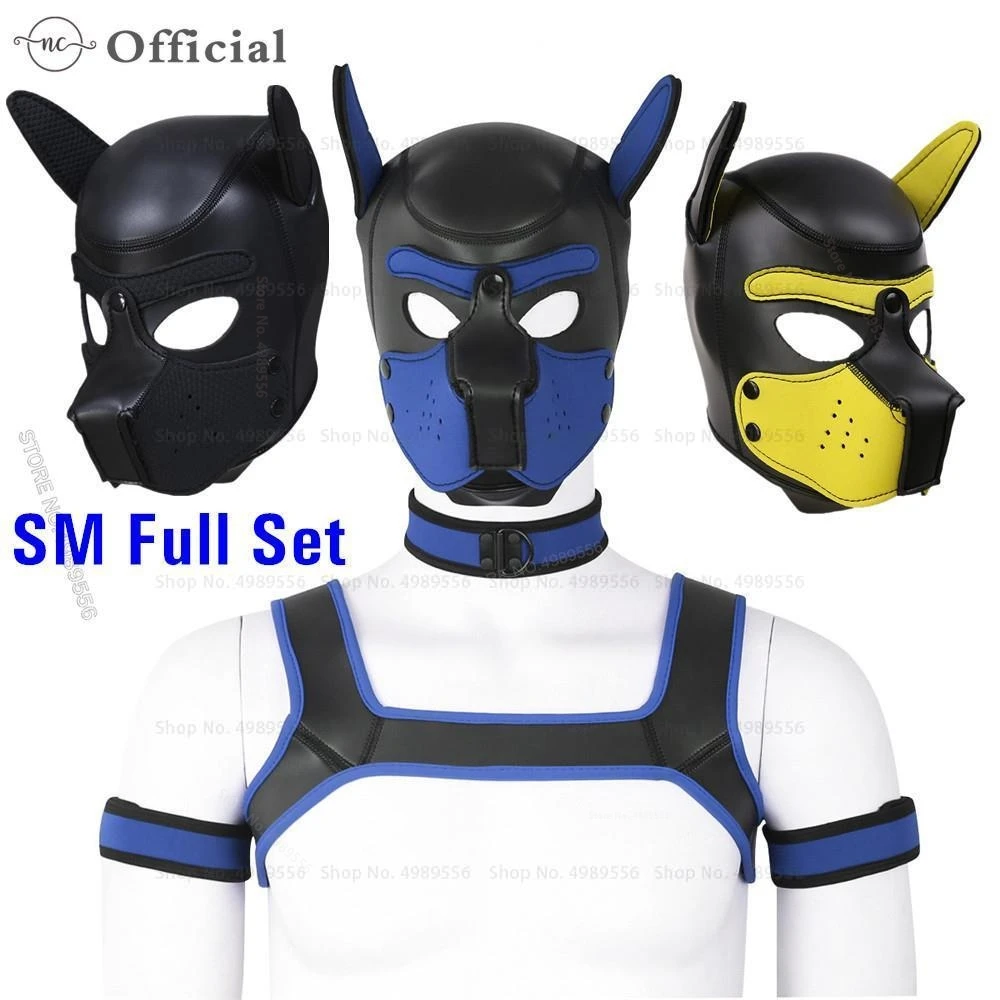 БДСМ маска для собак секс-игрушки взрослых секс-шоп пар комбо целомудрия Bd Sm