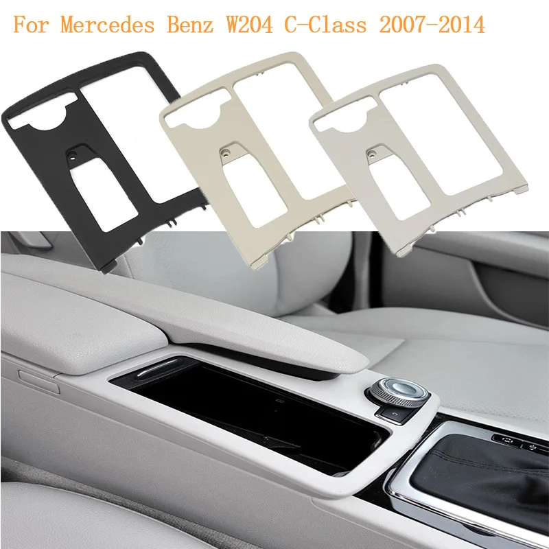 

Центральная консоль для Mercedes Benz W204 C-Class 2007-2014, подстаканник, отделка крышки, замена 2046800107
