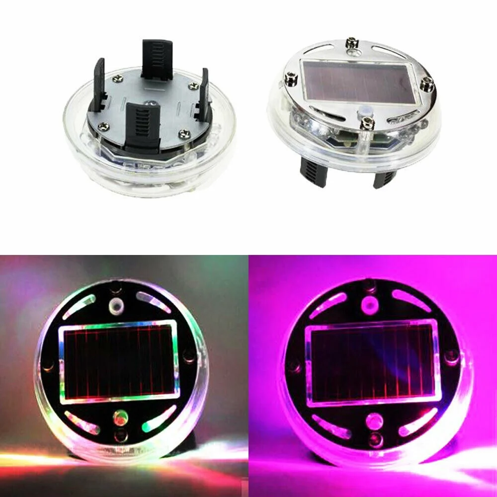 4pcs LED Light Solar Energy Flash Car Wheel light Hub bulb Tire Tyre Valve Cap Lamp images - 6