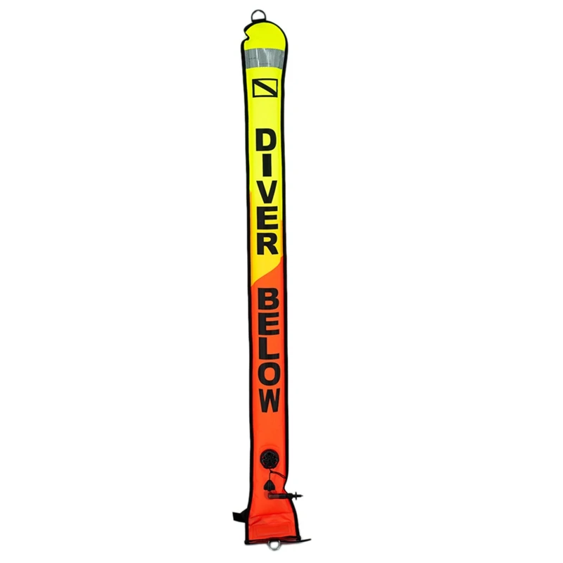 

15X150CM Scuba Diving Surface Marker Buoy SMB Diving Tube For Underwater Diving Snorkeling Safety Gear