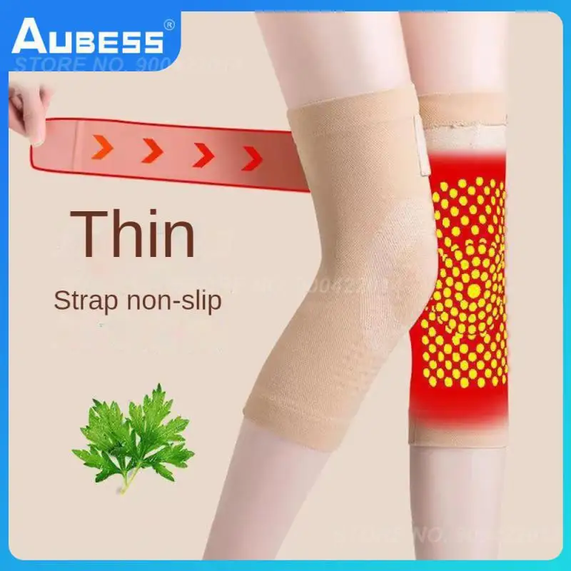 

Wormwood Strap Breathable Thin Section Knee Guard Soft Fabric Damage Recovery Tape Knee Strap Personal Health Care Self-heating