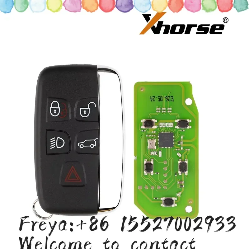 Фото Xhorse XSLR01EN Xhorse VVDI XSLR01EN Смарт-ключ XM38 с 5 кнопками, английская версия, работает с VVDI Key Tool Max Pro, 1 шт./лот №2