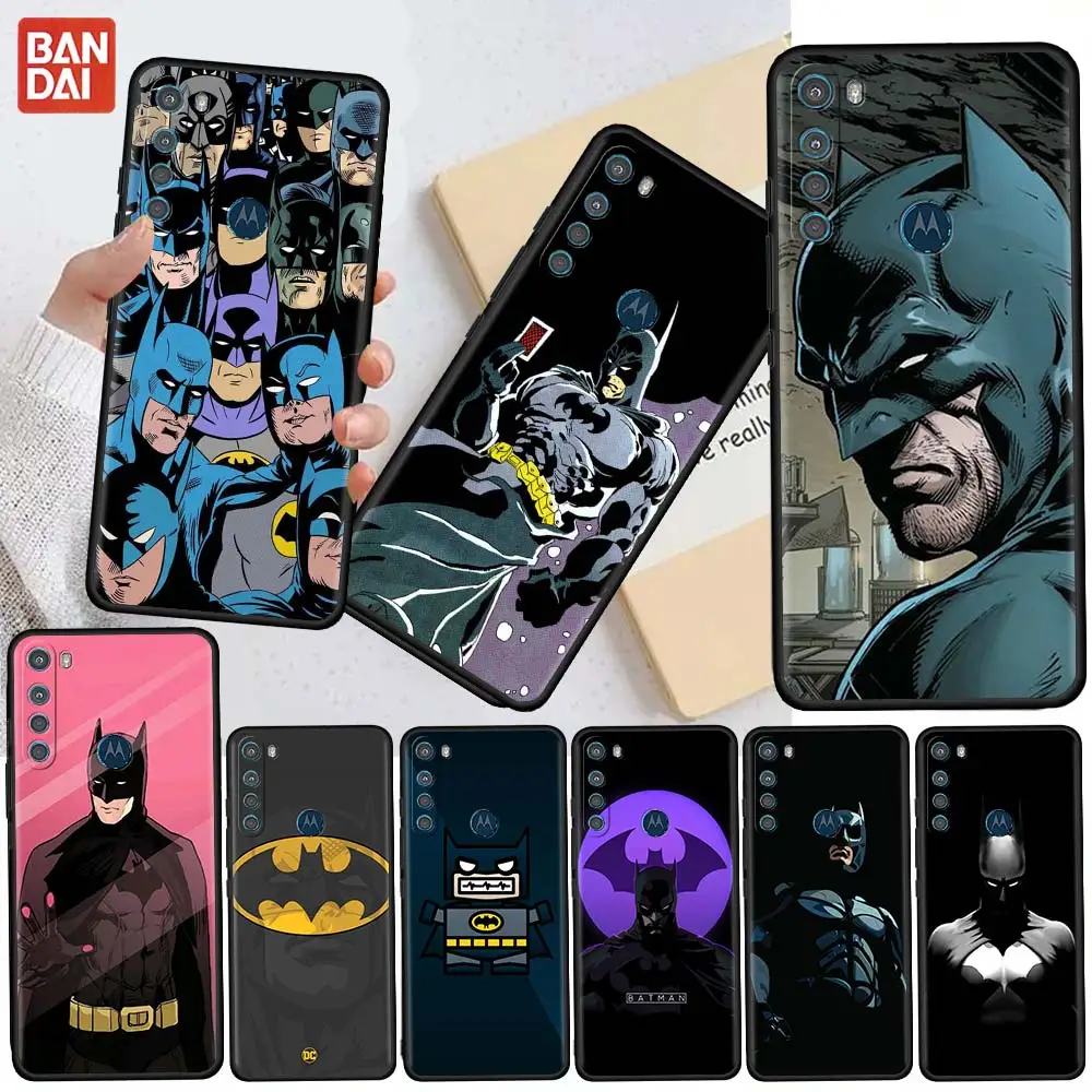 

Batman Cool Case For Motorola G30 G9 G8 Play G60 G20 Edge 20 G50 One Fusion Plus G9Power Black Soft Phone Capas