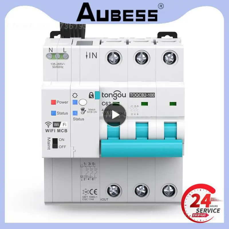 

Timer Smart Reclosing Switch Smart Life Wireless Automatic Mcb Wifi Remote Control Measurement Circuit Breaker Tuya Smart 3p 63a