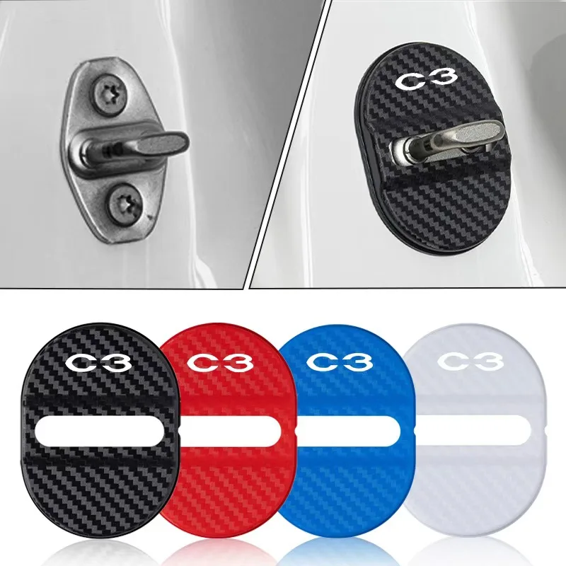 Фото Защитный эластичный чехол для замка двери автомобиля Citroen C1 C2 C3 C4 C5 C6 C8 C4L DS3 DS4 DS5 DS5LS, автомобильные аксессуары №1