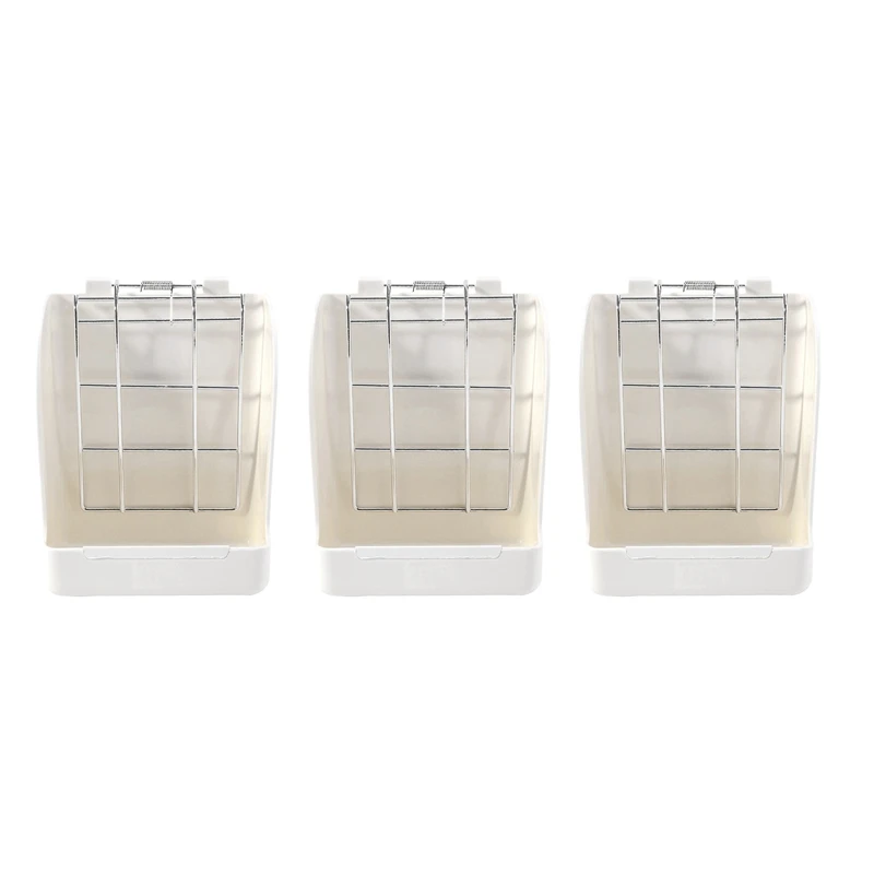 

3X Rabbit Grass Frame Hay Feeder Manger Rack For Rabbit Guinea Pig Chinchilla Fixed Flip-Up Holder Grass Basket