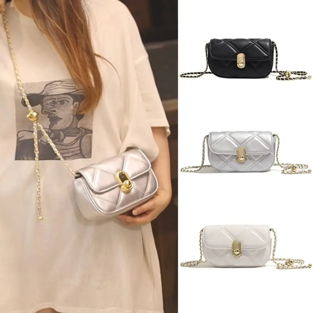 Элегантная Сетчатая Сумка на цепочке серебристая сумка через плечо с