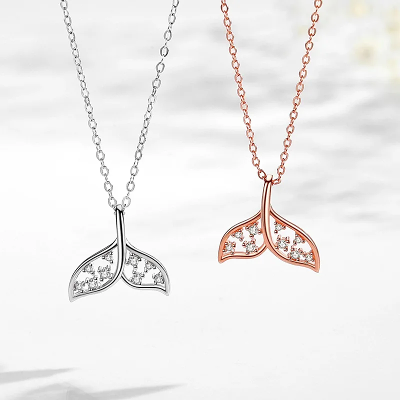 

Женская серебряная подвесная цепочка с имитацией кожи