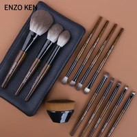 enzoken 14 pcs makeup brushes set for cosmetic foundation powder blush eyeshadow kabuki blending makeup brush beauty tool