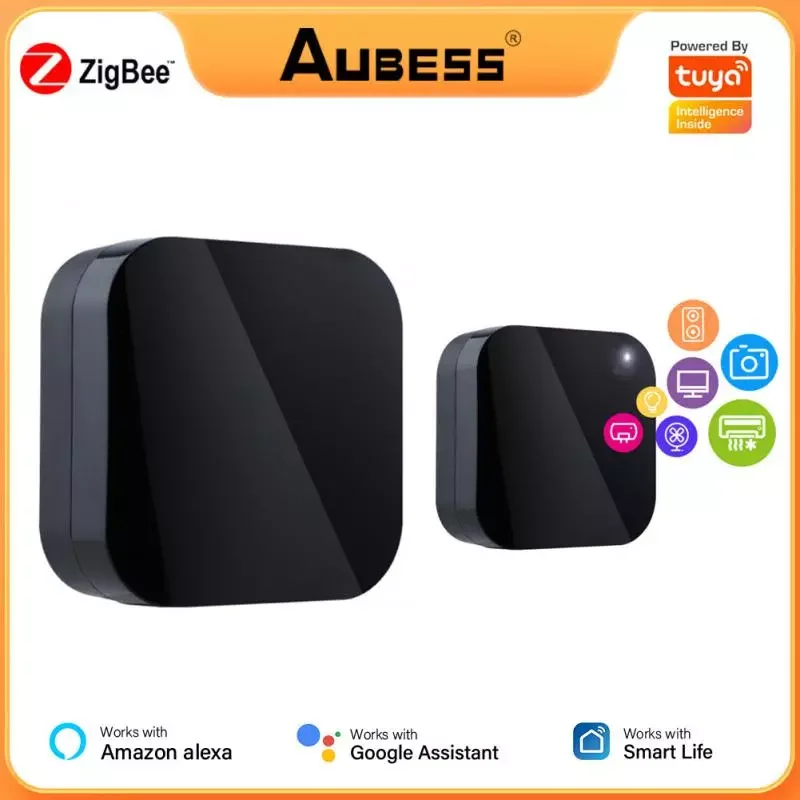 

Zigbee Smart IR Remote Controller Infrared Remote Control For SmartHome Voice Control Work With Alexa Home