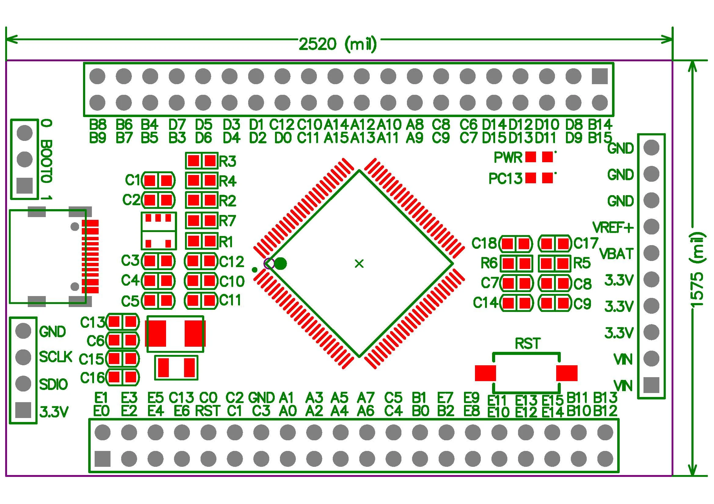STM32H753VIT6 Микроконтроллер H7 Основная плата Высокопроизводительная оценочная