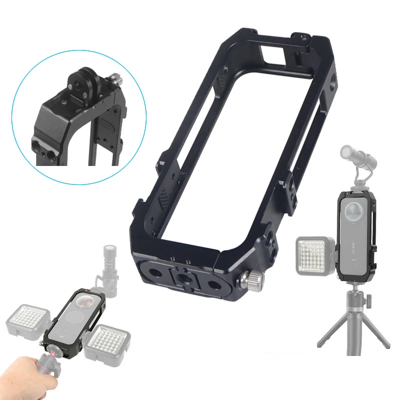 

For Insta360 ONE X3/X2 rabbit cage panoramic camera metal protective shell hot boot expansion frame