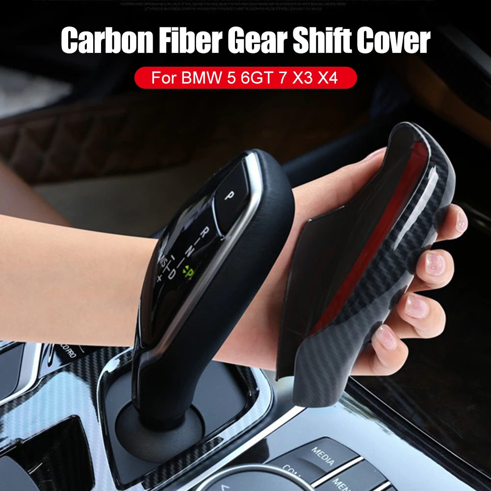 

Gear Shift Knob Cover or BMW 5 6GT 7 X3 X4 Accessories Gear Shift Non Slip Grip Handle Case Automobiles Gear Shift Collars