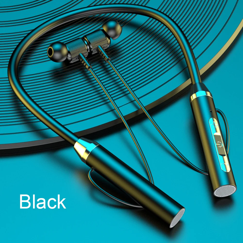 

Neck Wireless Bluetooth 5.2 Earphones For Xiaomi Samsung iPhone Huawei Sports Running Headset Waterproof Earbuds Noise Reduction