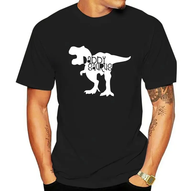 

Футболка с изображением семьи вымерших динозавров даддизавров трекс